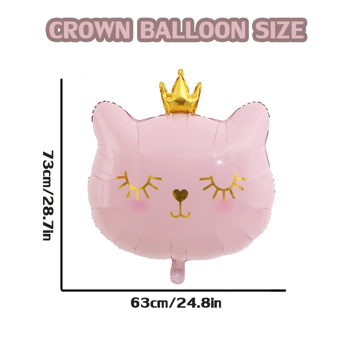 Adorable Kitten Foil Balloon for Party Decor