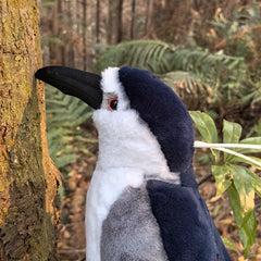 Realistic Nycticorax Plush Toy Soft Stuffed Animal with Details