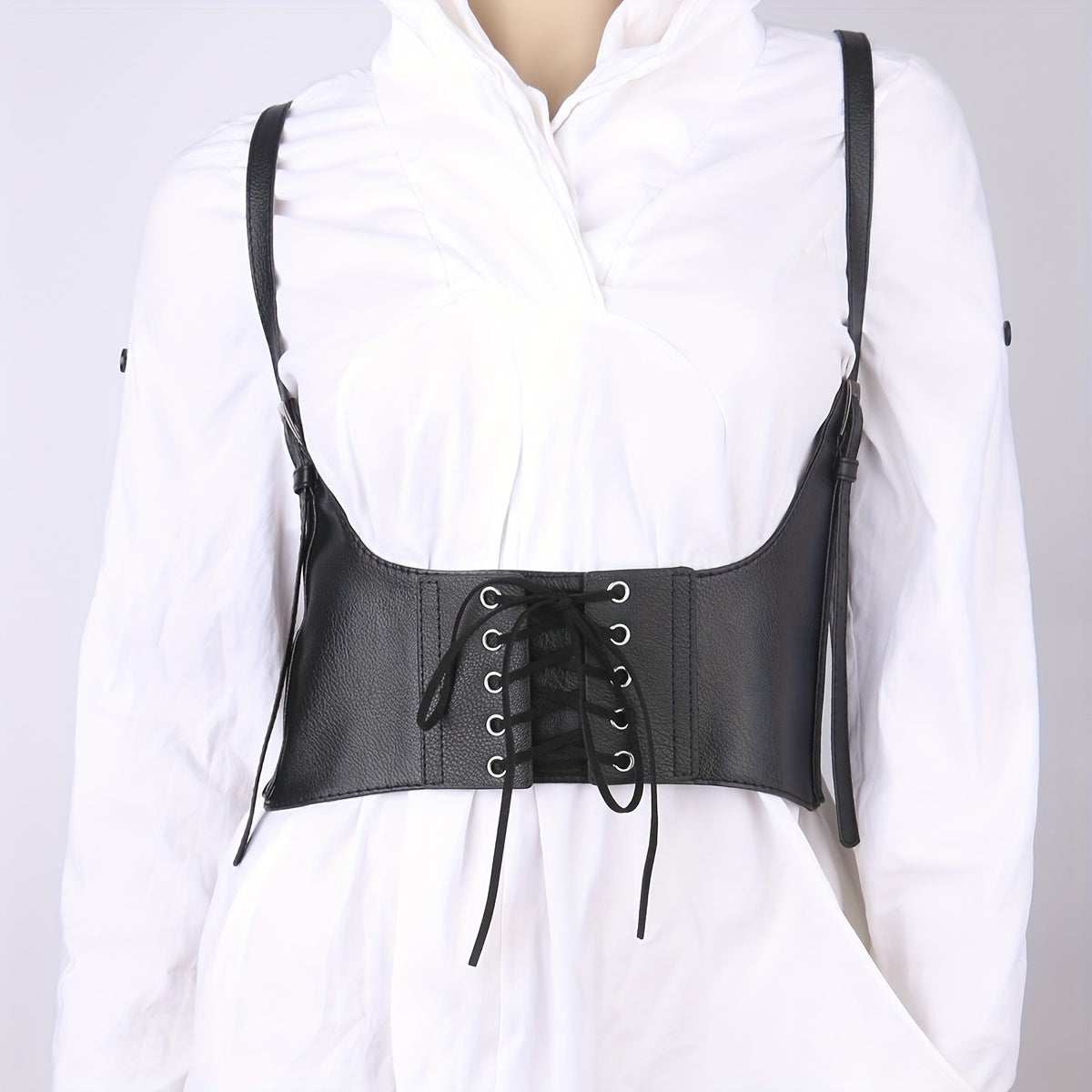  PU Harness Belt Steampunk Cinch Belt Corset