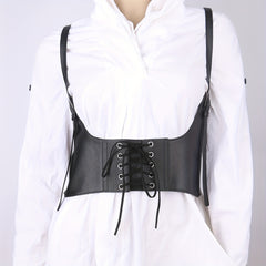  PU Harness Belt Steampunk Cinch Belt Corset