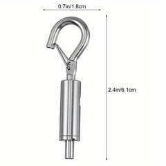 2pcs Stainless Steel Spring Buckles Adjustable Curtain Wire Buckles