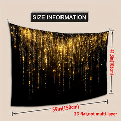 Golden Sparkle Photography Backdrop for Roaring 20s & Masquerade
