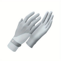 Ice Silk Gloves Breathable Sunscreen Driving Non-slip Touch Screen Gloves