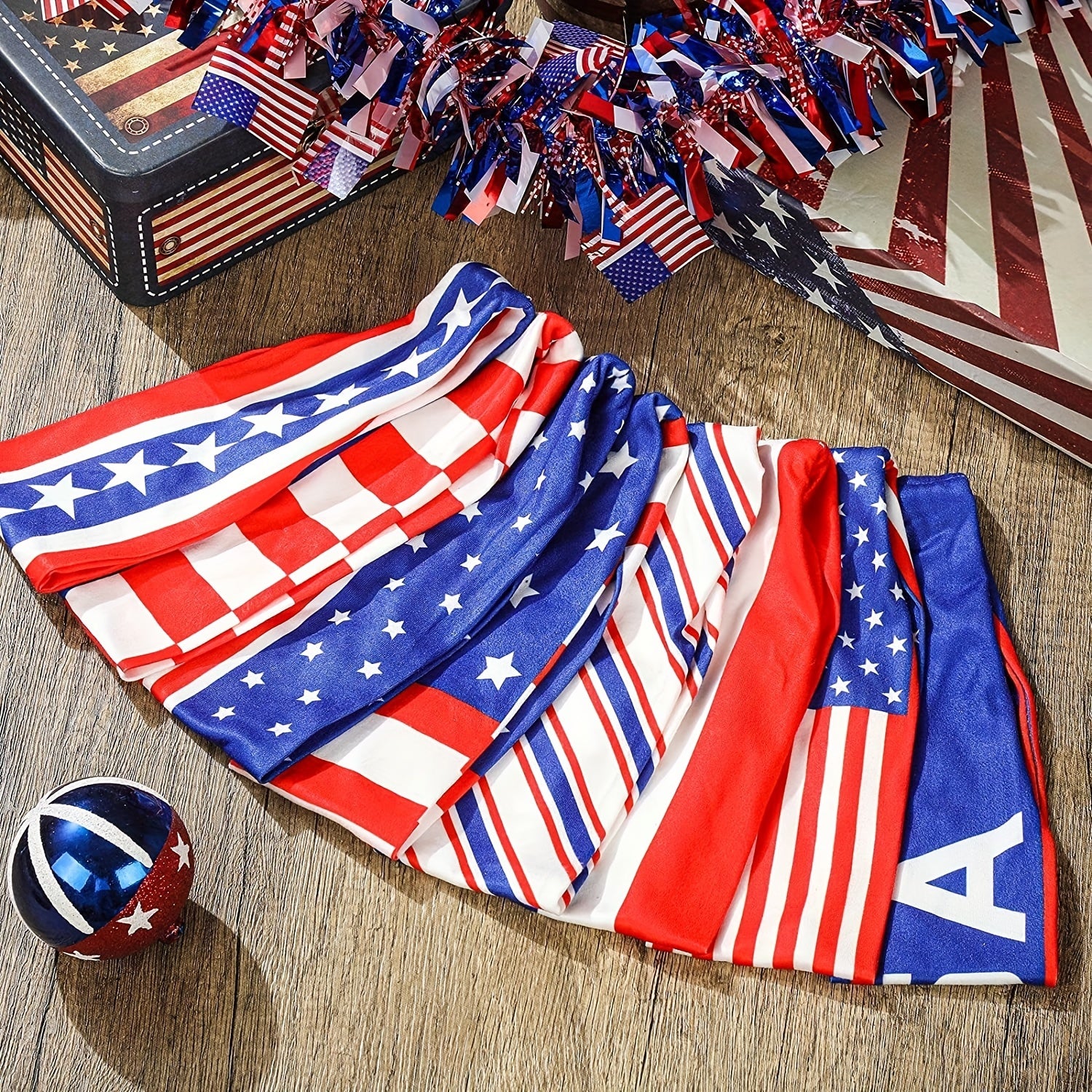 Independence Flag Sweatband Sports Headband Unisex