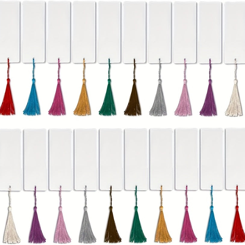 96 Piece DIY Gift Card Set Blank Tassel Bookmarks Gift Tags & Party Gift Cards