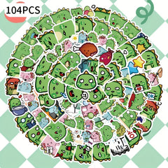 104pcs Dinosaur Stickers Variety Pack for Kids - Unique Expressions Vinyl Decals