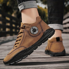 Men's Vintage Casual Lace-Up Sneakers