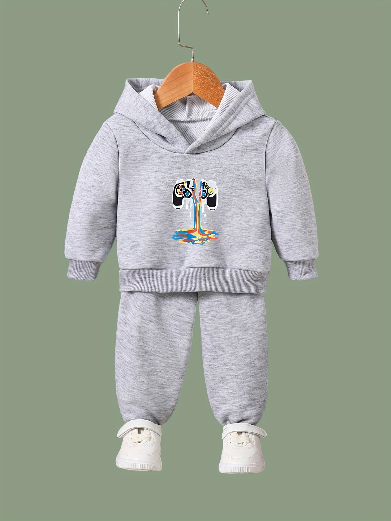Girls Comfy Breathable Activewear Set For Spring Fall Sports