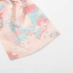 Chiffon Sunscreen Scarf Fall Winter Ladies Warm Printing Soft Silk Scarf
