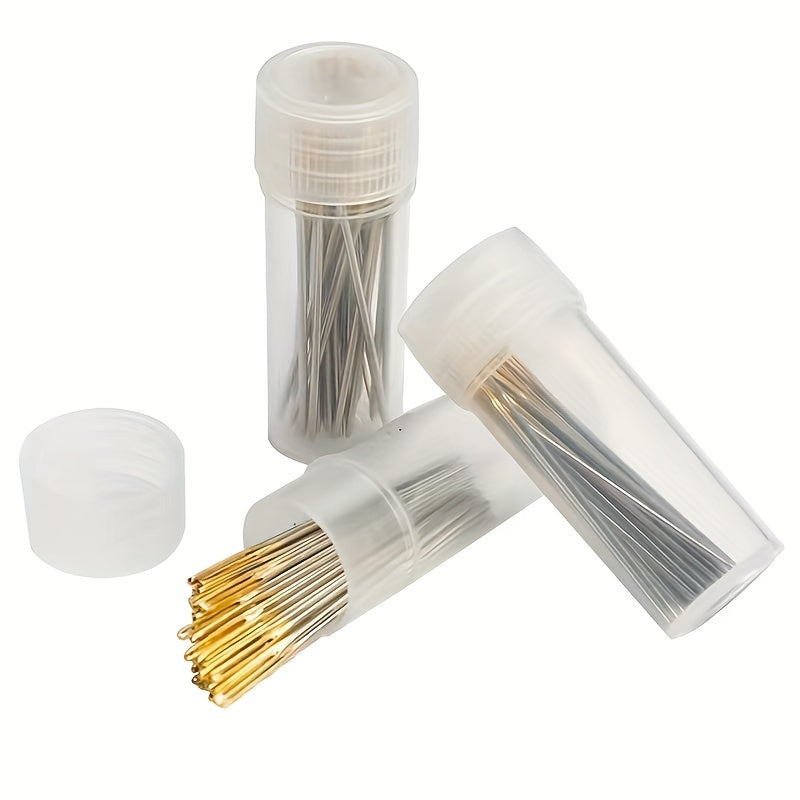 50pcs Cross Stitch Special Needle Hand Embroidery DIY Needle With Storage