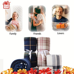 1pc Wearable Blankets Shawl Blanket Flannel Lazy Casual Office Blanket