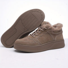 Women's Faux Fur Lining Winter Skate Shoes
