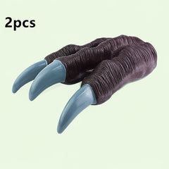 Dinosaur Claw Puppets Green Gloves for Halloween Christmas