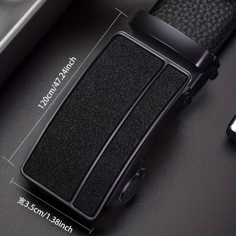 Men's Auto Buckle PU Leather Belt