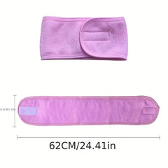 Adjustable Microfiber Headband for Face Washing & Skincare