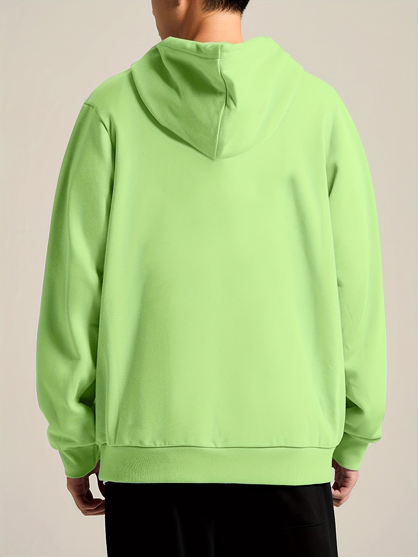 Men's Graphic Print Hoodie for Spring Fall