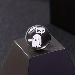 Set of 4 Button Brooches Collar Badges