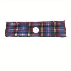Plaid Knotted Headband Sports Sweatband Hair Band Hair Accessories