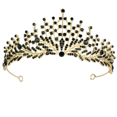 Baroque Crystal Queen Crowns Tiaras Princess Hair Accessories