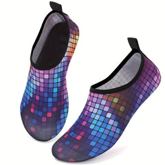 Women's Plaid Print Water Shoes Quick Drying Outdoor Sporty Creek Shoes