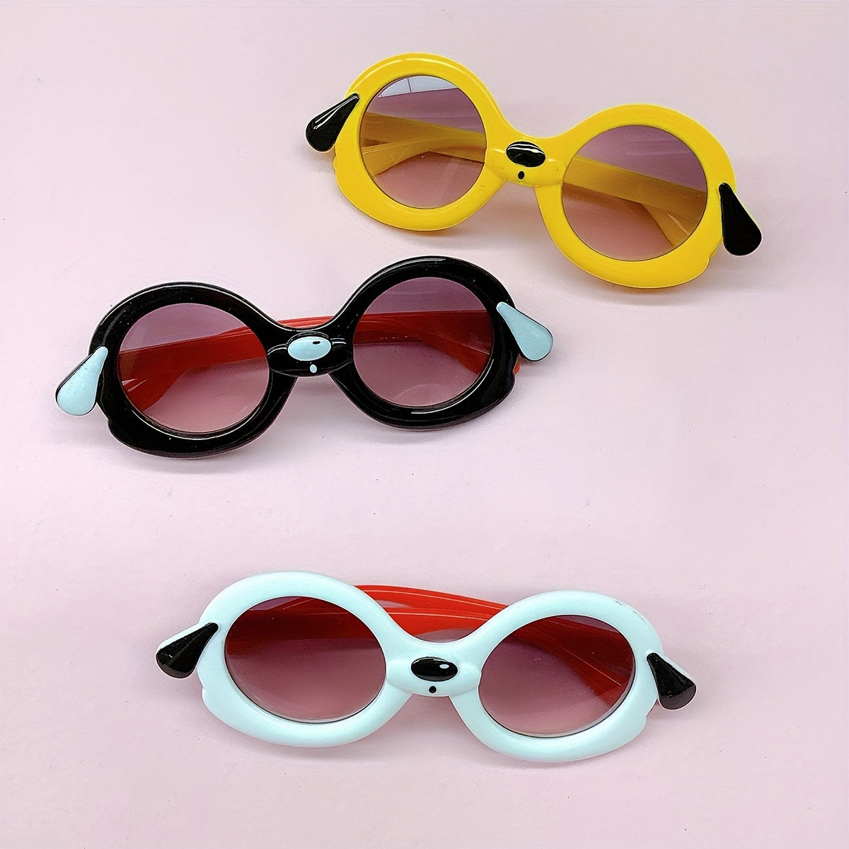 Cartoon Puppy Y2K Sunglasses for Kids