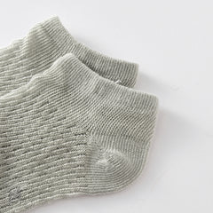 5 Pairs Kids Summer Mesh Boat Socks