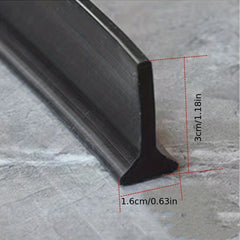 Waterproof Bathroom Barrier Gray Self Adhesive Shower Separator