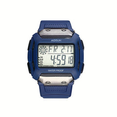 Fashionable Multifunctional Sports Watch With Silicone Band