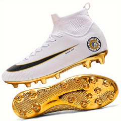 Non Slip Shockproof Soccer Spikes Cleats Lightweight Turf Soccer Shoes