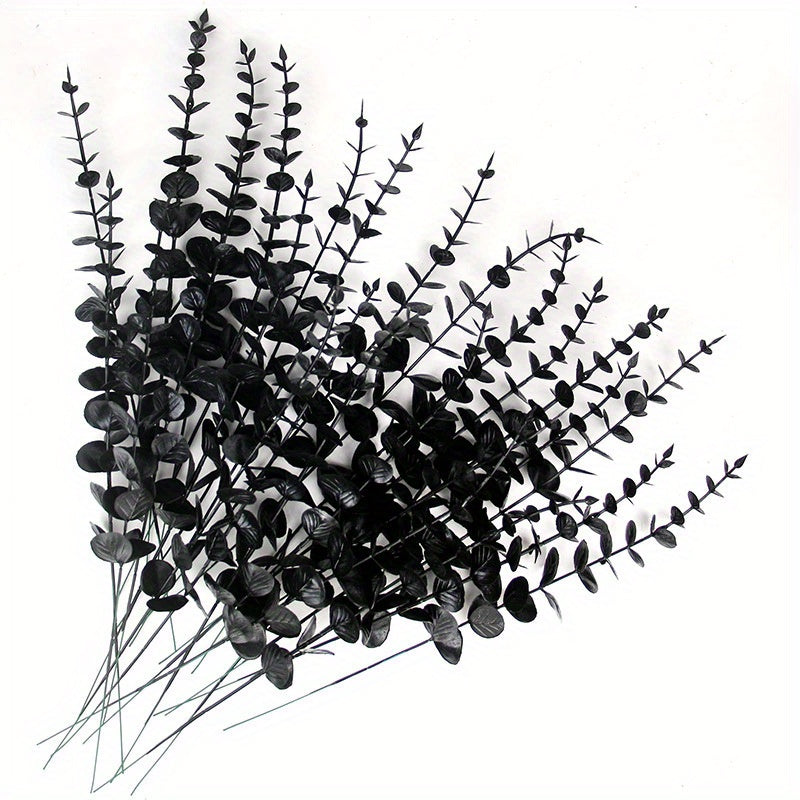 10pcs Eucalyptus Leaves for Home Decor and DIY Projects