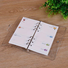 80pcs A6 Daily Planner Refills 6 Holes Colour Journal Inserts Cardstock
