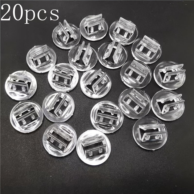 20pcs Transparent Plastic Cards Stand for Board Games Cards Display