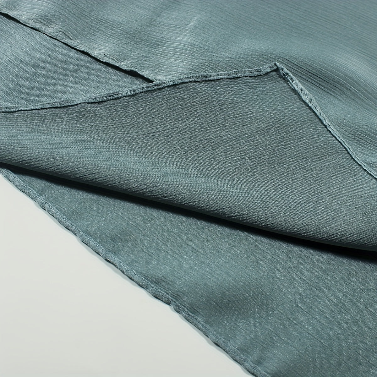 Pleated Silk Shawl Scarf Wrap Head Wrap for Daily Decoration - Mother's Gift
