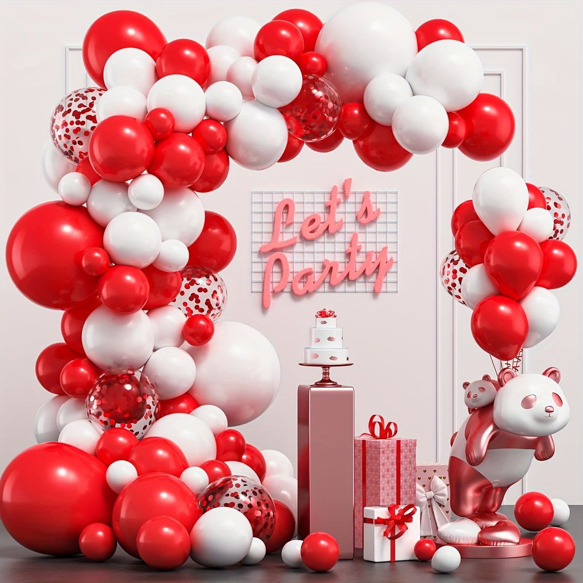 127pcs Balloon Garland Arch Kit for Wedding Birthday Anniversary Graduation