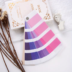 24 Sheets Pink Purple Gradient Index Sticker