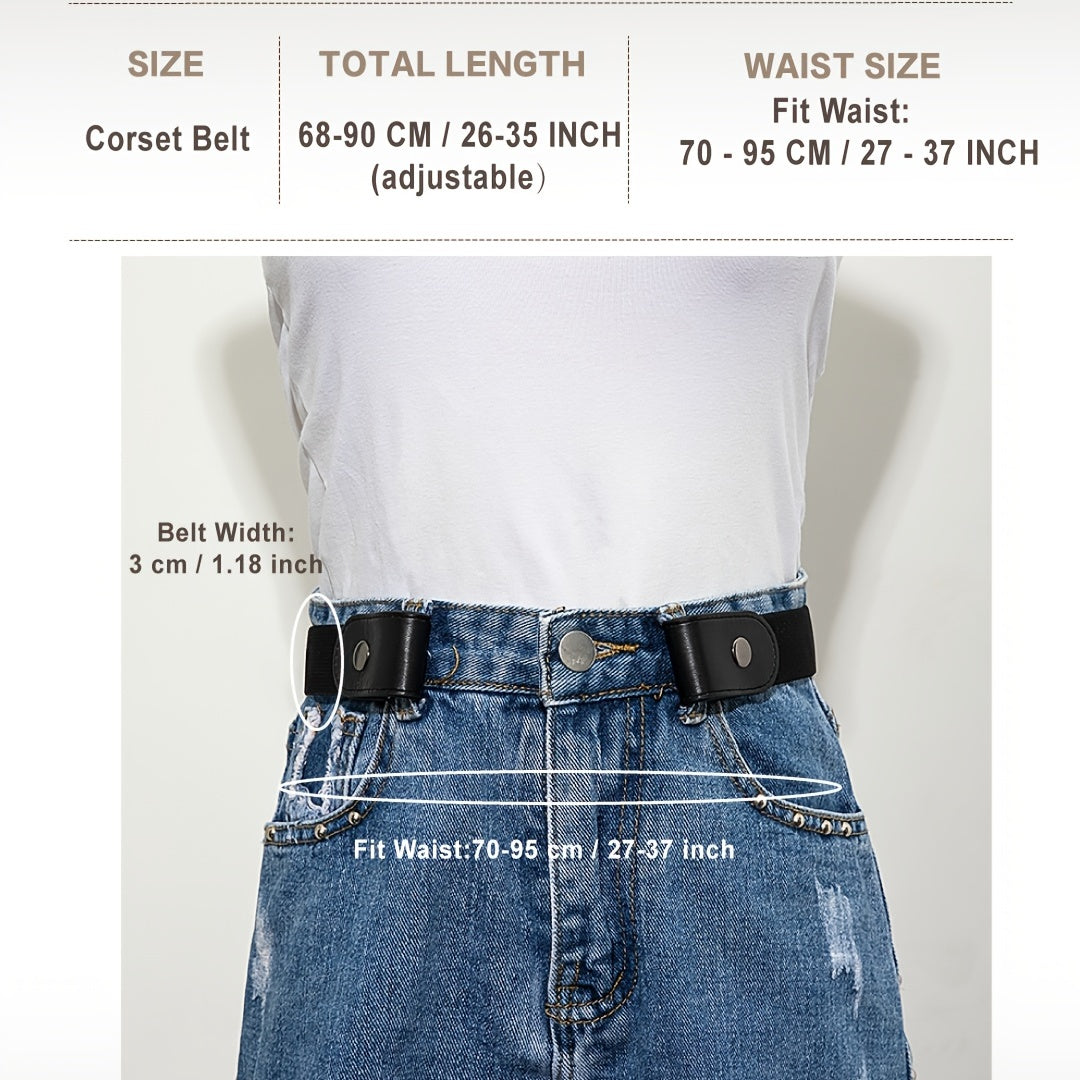 Colorful High Elastic Belt Women's Belt