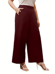  Women's High Rise Loose Pants With Pockets