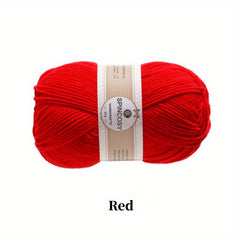6pcs 4 Strand Wool Acrylic Fabric for DIY Arts Crafts Sewing Party Supplies