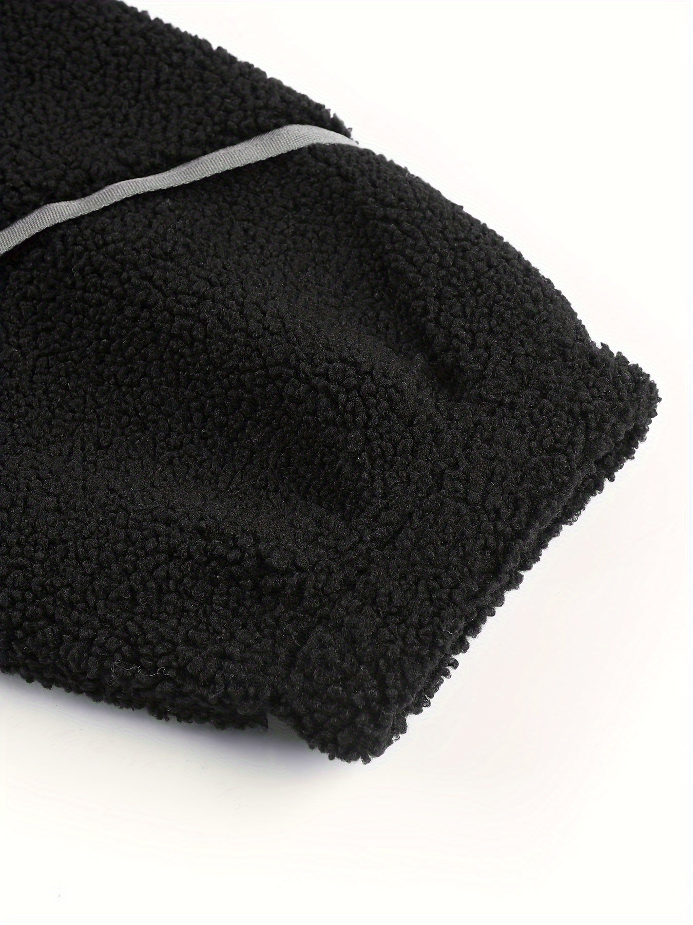 Men's Classic Fleece Track Jacket Stand Collar Zip Up for Spring Fall