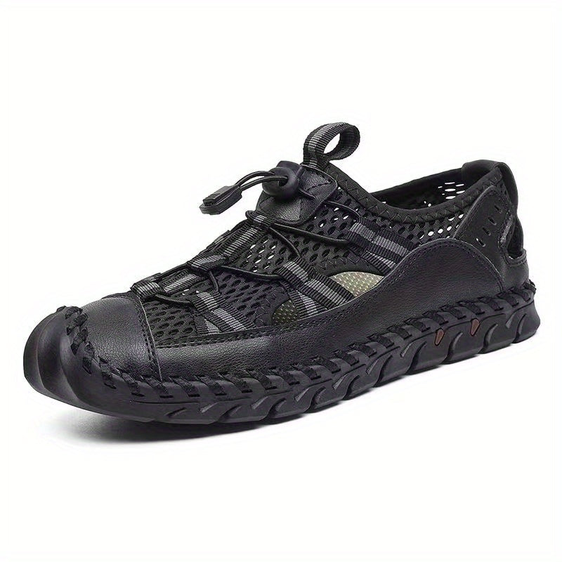 Men's Mesh Sandals With Adjustable Draw String Casual Outdoor Shoes