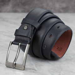 Men's Pin Buckle Belt PU Leather Casual Jeans Pants Strap