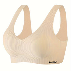 Wireless Push Up Sports Bra for Active Women