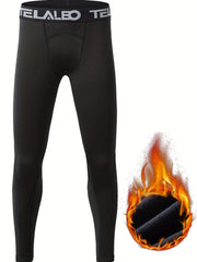 TELALEO Kids' Thermal Compression Set Long Sleeve Base Layer Top & Leggings