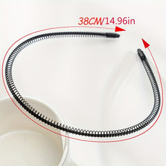 Wavy Nonslip Headband Skinny Hair Band Headdress For Face Washing Skincare