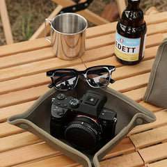 Outdoor Canvas Storage Box for Camping Debris and Picnic Supplies