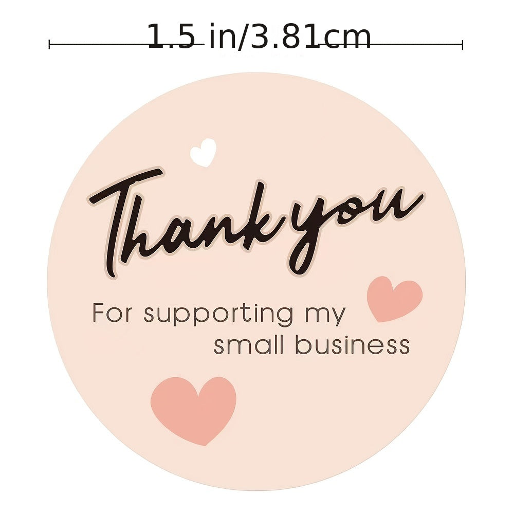 400pcs Thank You For Supporting My Small Business Sticker Labels