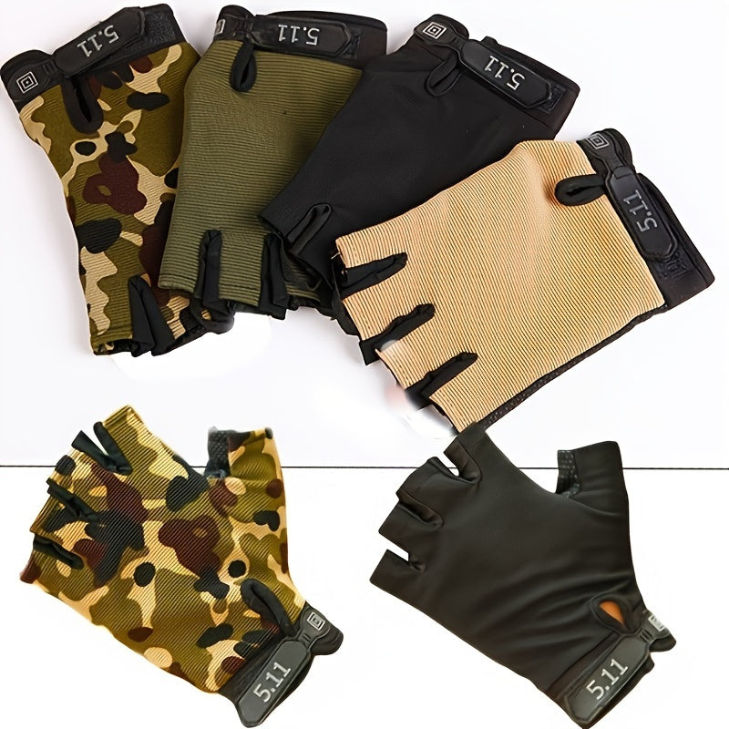 Breathable Non-slip Cycling Gloves Half Finger Outdoor Fitness Driving