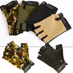 Breathable Non-slip Cycling Gloves Half Finger Outdoor Fitness Driving