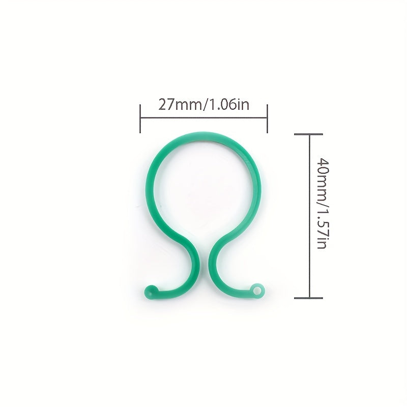 Plastic Vine Strapping Clips Plant Buckle Hook Connects Tomato Plant Stand Tools