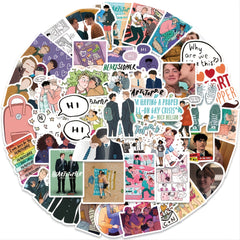 50Pcs Anime Movie Stickers Waterproof Decals for Laptop Car Bike Skateboard
